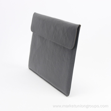 Knead Texture Kraft Gray Case Laptop IPad Bag Computer Sleeve